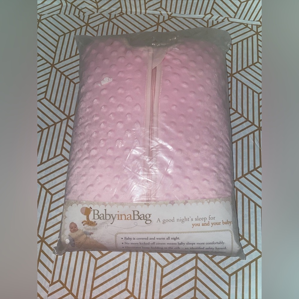 BabyinaBag SLEEP SACK Medium Baby Toddler Pink